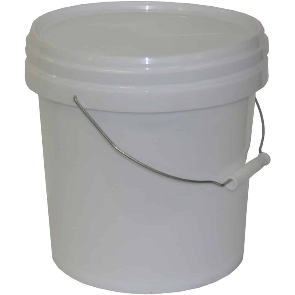 Bucket With Screw Lid 30L White Electaserv